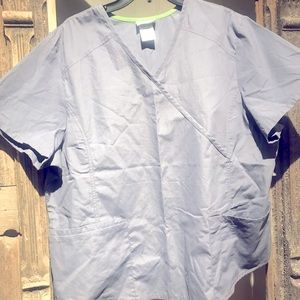 Scrub top womens 2xl